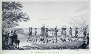 American Revolutionary War 1775 1783 Prints: Hale on his way to execution