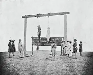 Sepoys Prints: The Hanging of Two Rebels