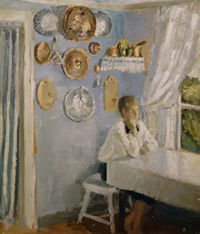 Harald at the breakfast table