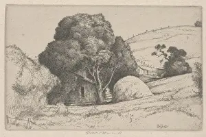 Hills Prints: Haystack, 1916 (etching & engraving)
