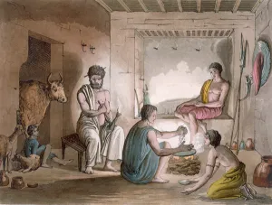 The Hazorta tribe of Abyssinia who live in rock-cut houses, c The Hazorta tribe of Abyssinia who live in rock-cut houses, c