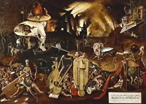 Bosch Prints: Hell, (oil on panel)