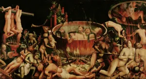 Apocalyptic Prints: Hell (oil on panel)