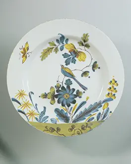 One Object Prints: High angle view of a plate