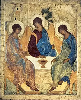 holy trinity 1420s tempera panel for copy 40956