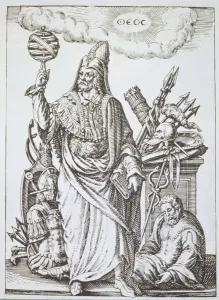 Ideal figure of Hermes Trismegistus, copy of illustration from ' Ideal figure of Hermes Trismegistus, copy of illustration from '