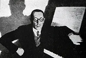 Joseph Wright Of Derby Prints: Igor Stravinsky