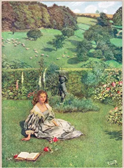 Illustration from The Book of Old English Songs and Ballads, published by Hodder and Stoughton, c.1910 (colour litho) Illustration from The Book of Old English Songs and Ballads, published by Hodder and Stoughton, c.1910 (colour litho)