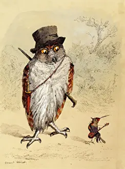 Ernest Henry Griset Prints: Illustration to Bubble and Squeak in Funs Comic Creatures