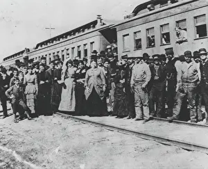 Ajeter Prints: Immigrant train