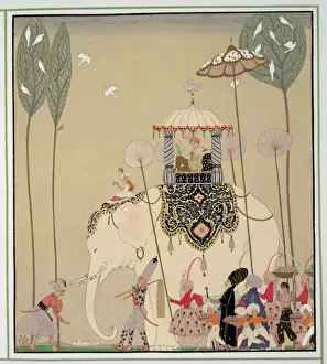 India And Neighbouring Countries Prints: Imperial Procession (colour litho)