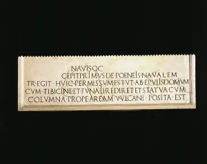 Paleography Prints: Inscripted eulogy to Gaius Duilius