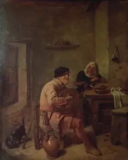 An Interior with Figures