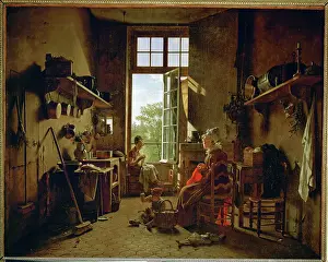 Knit Prints: Interior of a kitchen