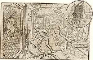 Post Prints: Interior of mail train