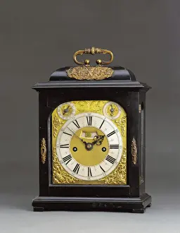 Dial Prints: James II mounted striking bracket clock with pull quarter repeat, no. 166, c