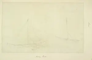Indonesia Prints: Java'. Malay boats