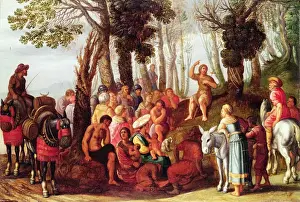 Frans The Elder Francken Prints: John the Baptist Preaching