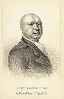 John Broughton, famous 18th century boxer., 1869 (lithograph) John Broughton, famous 18th century boxer., 1869 (lithograph)