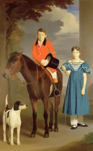John Gubbins Newton and his Sister Mary, 1832-33 (oil on canvas) John Gubbins Newton and his Sister Mary, 1832-33 (oil on canvas)
