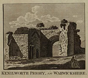 Kenilworth Priory, in Warwickshire (engraving)