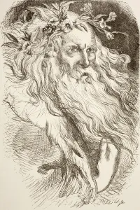 Illustrated Library Prints: King Lear, 1890 (litho)
