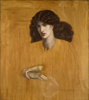 La Donna Della Finestra [The Lady of Pity], 1881 (oil on canvas over black chalk