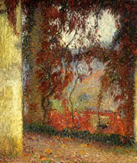 La Terrasse, (oil on canvas)