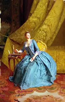 Inkstand Prints: Lady in an Interior