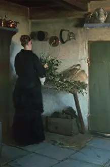 Viggo Johansen Prints: Lady in the Kitchen