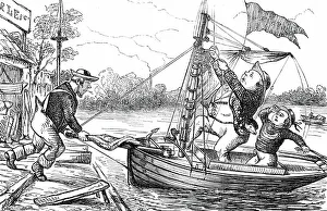 Draftsman Prints: The launch of the Leviathan, 1850