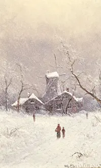 Snowstorm Prints: Leaving the Mill