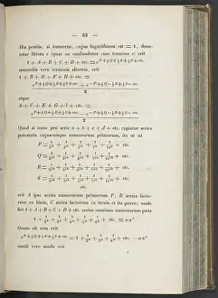 School Russian Prints: Letter from Euler to Goldbach on the Exponential