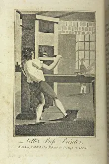 Letter press printer