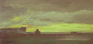 Harbour And Fishing Scene Prints: The Lighthouse at Ostend