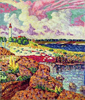 Yahya Ibn Mahmud Al-Wasiti Prints: The Lighthouse at Vilsandi, c.1913-14