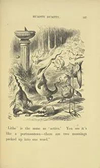 Tenniel John 1820 1914 Prints: Lithe is the same as active'. Several creatures
