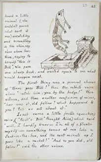 Carroll Lewis 1832 1898 Prints: Bill the Lizard