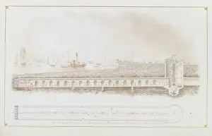 Images Dated 2008 May: Longitudinal section of Thames Tunnel 1826