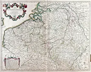 Cartographer Prints: Low Countries - by A