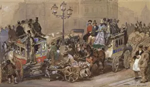 Coaching Scene Prints: Ludgate Circus