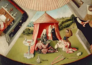 Luxury, detail from The Table of the Seven Deadly Sins and the Four Last Things, c Luxury, detail from The Table of the Seven Deadly Sins and the Four Last Things, c