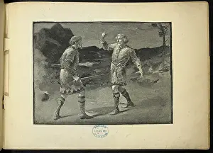 Macbeth Prints: Macbeth and Macduff fighting