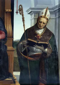 The Madonna and Child with St. John the Baptist and St. Nicholas of Bari, 1505 (oil on panel) The Madonna and Child with St. John the Baptist and St. Nicholas of Bari, 1505 (oil on panel)