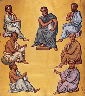The Major Physicians of Antiquity, fascimile from the Codex Constantinopolitanus of