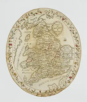 Images Dated 14th June 2023: Map, 1900-30 (textile)