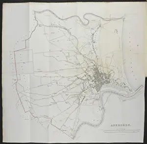 Images Dated 25th February 2025: A map of Aberdeen