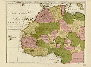 West Prints: Map of Barbary