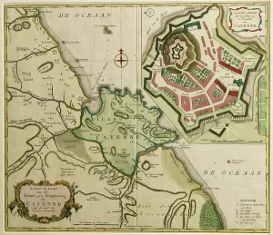 Map of Cayenne