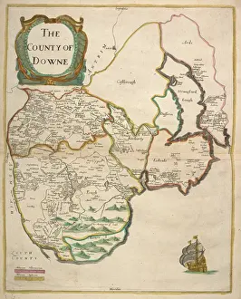 Ulster Prints: A map of County Down